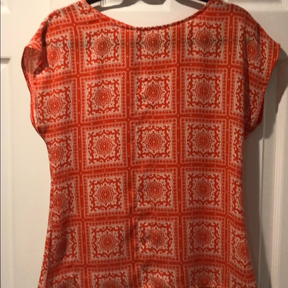 Orange banana republic blouse